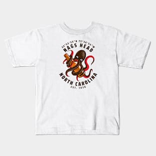 Nags Head, NC Octopus Summer Vacation Kids T-Shirt